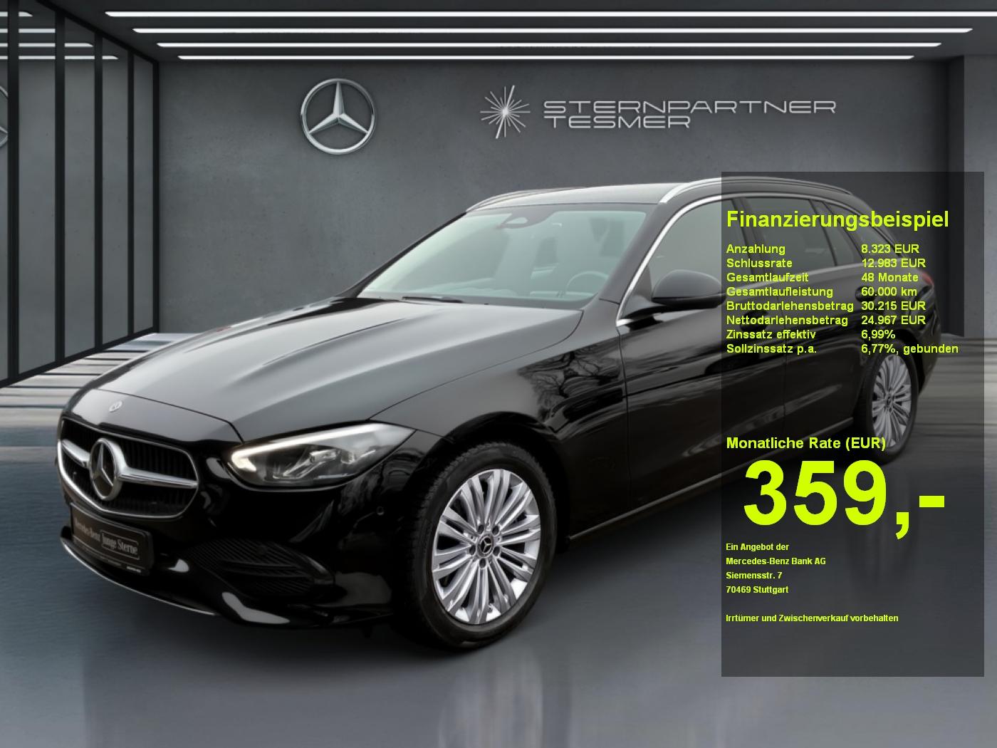 Mercedes-Benz C 200 d T Avantg. Mbux LED Kamera Tempomat Sitzh