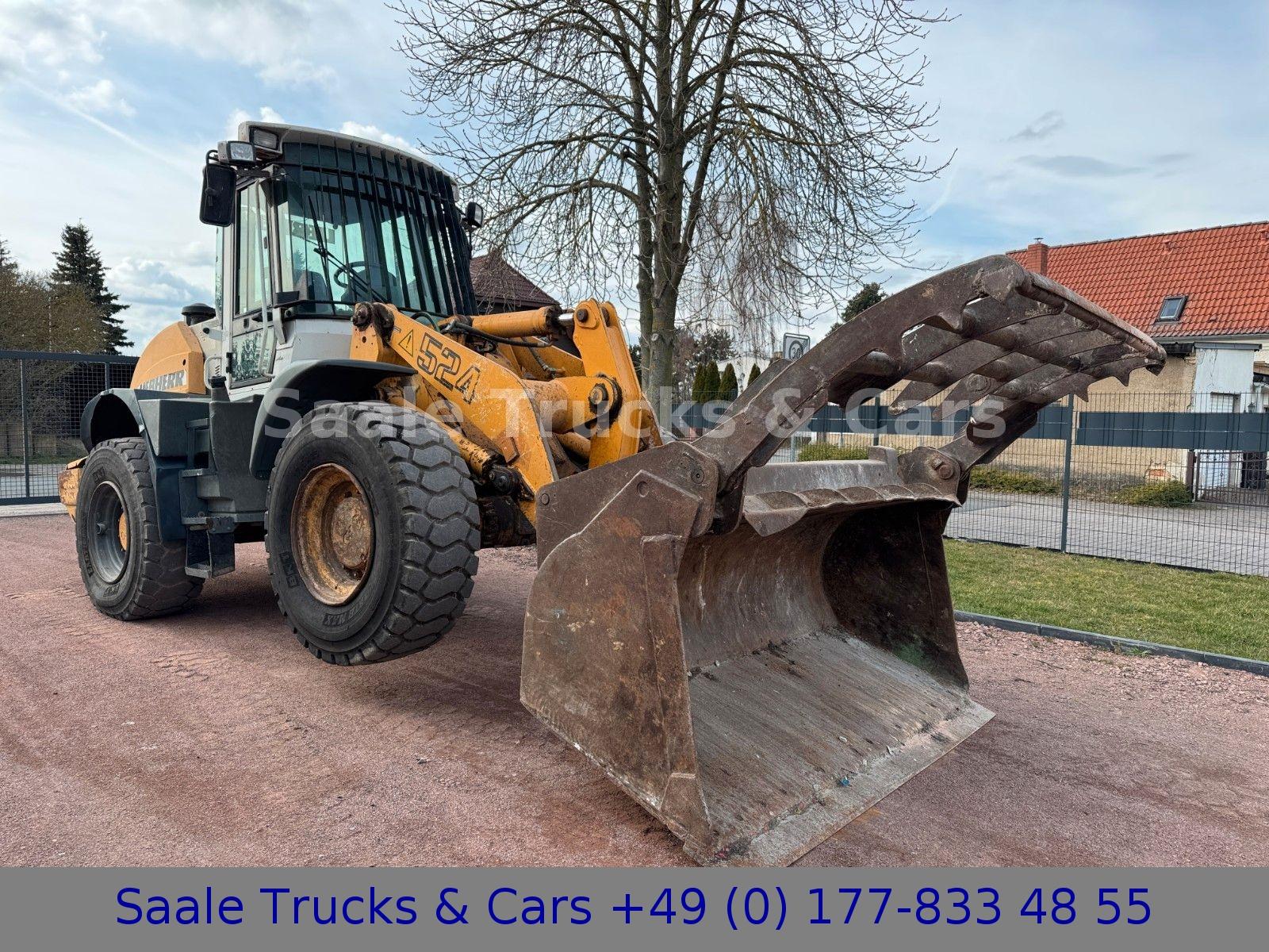 Liebherr L524 Radlader mit Niederhalterschaufel