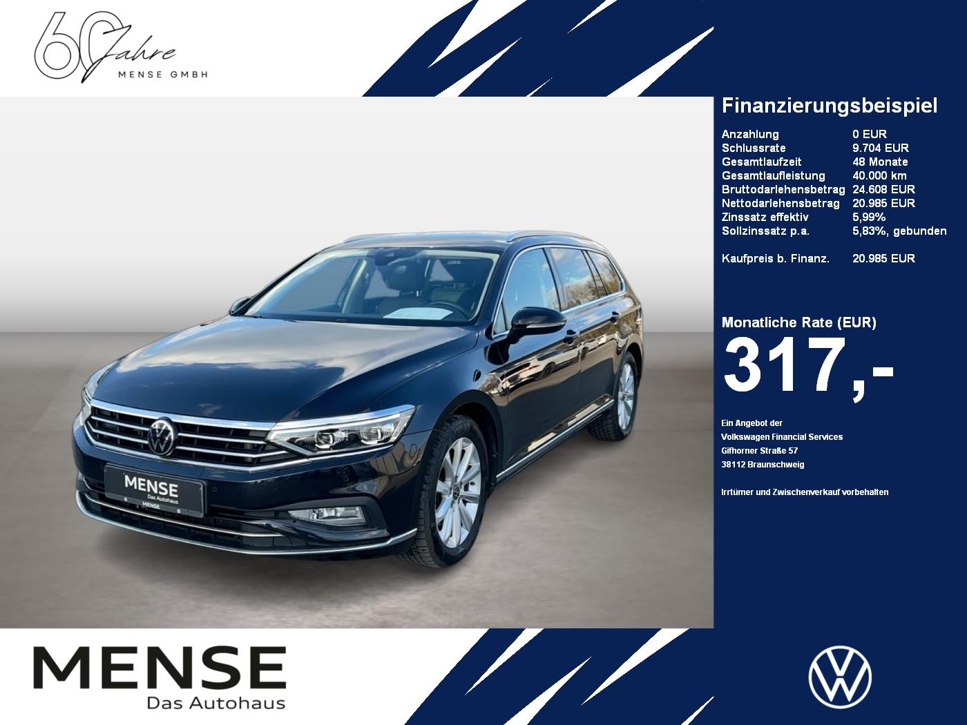 Volkswagen Passat Variant 2.0 TDI DSG Elegance AHK LM