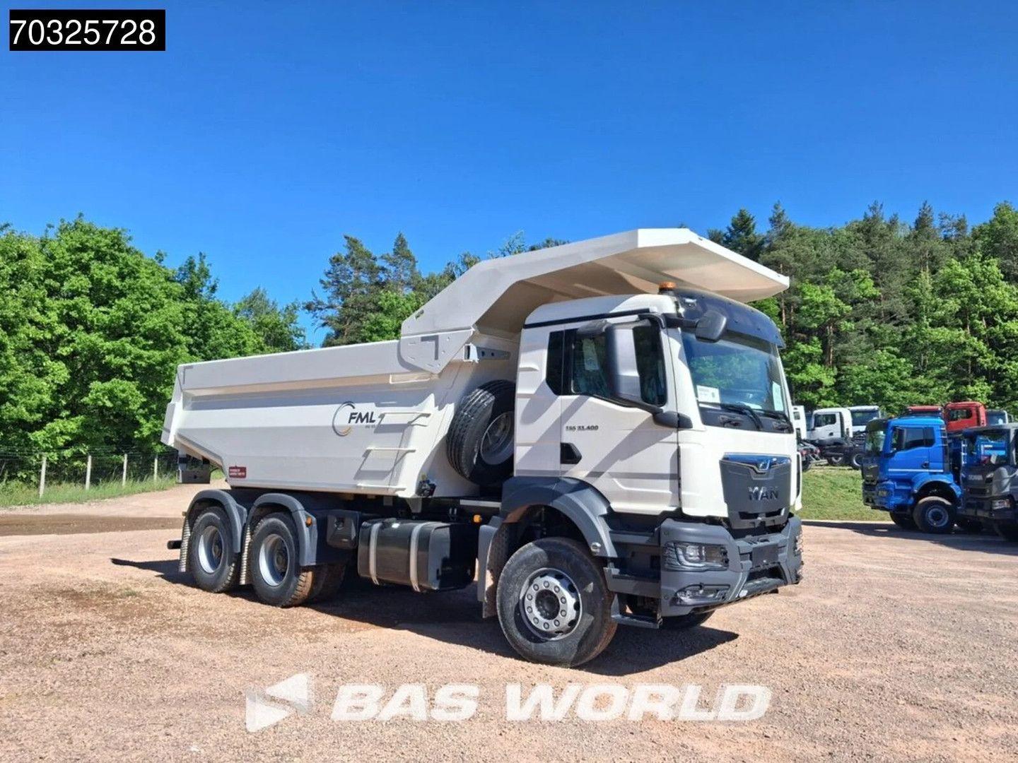 MAN TGS 33.400 TGS 6x4 Hardox Mining tipper Canopy S