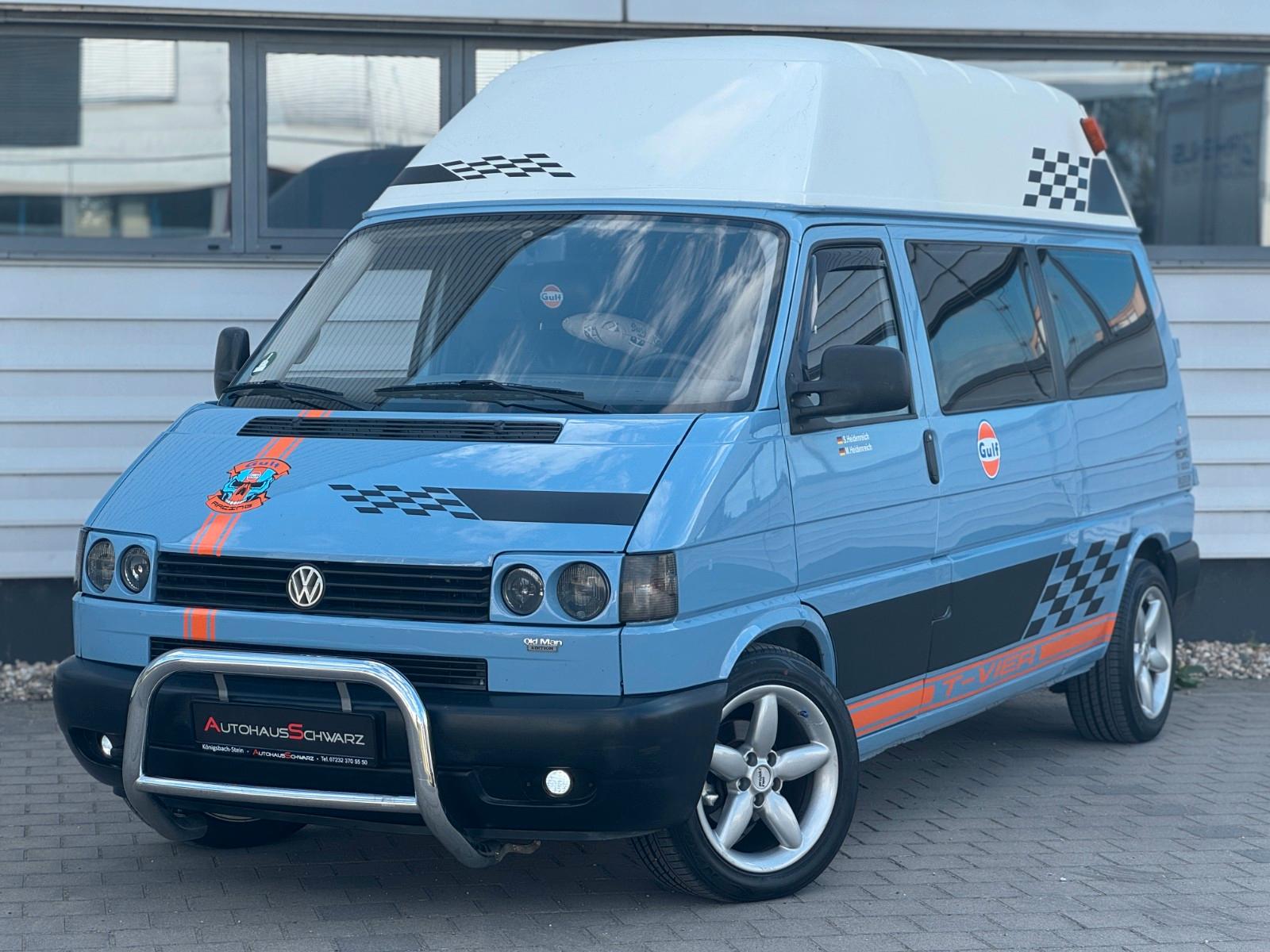 Volkswagen T4 2.4d WoMo AHK Alu Leder Rampe Hoch+Lang
