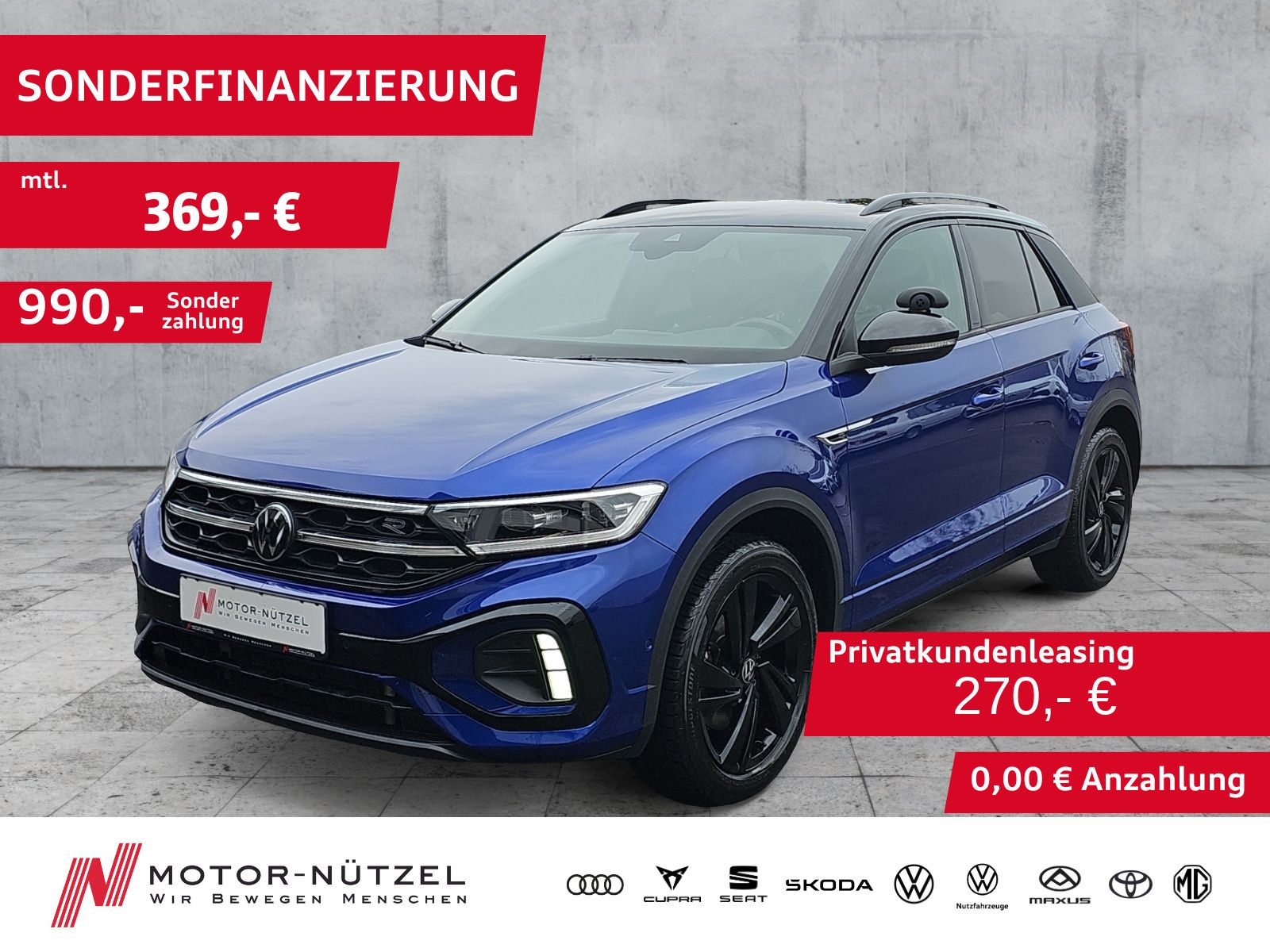 Volkswagen T-Roc 1.5 TSI DSG R-LINE MATRIX+NAVI+ACC+SHZ+AHK