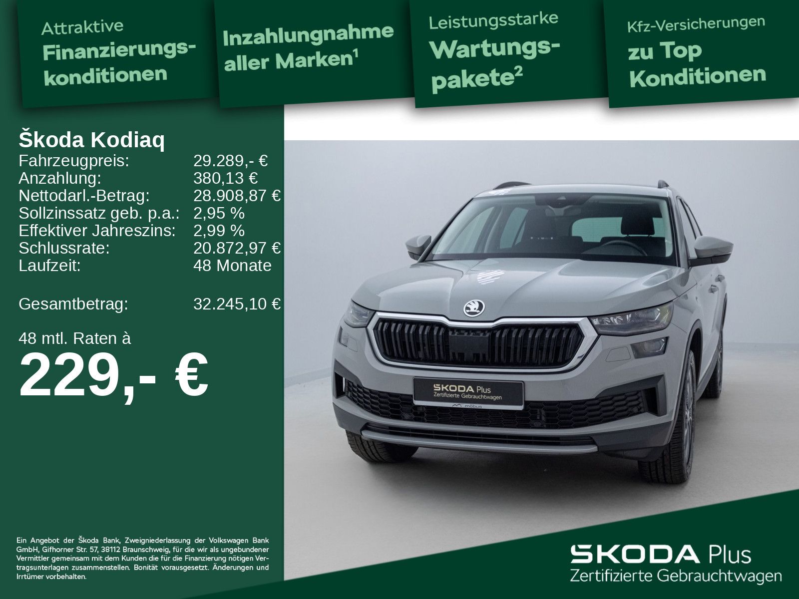 Skoda Kodiaq 2.0 TSI Tour 4x4*DSG*MATRIX*NAVI*APP*AAC* imagem 2