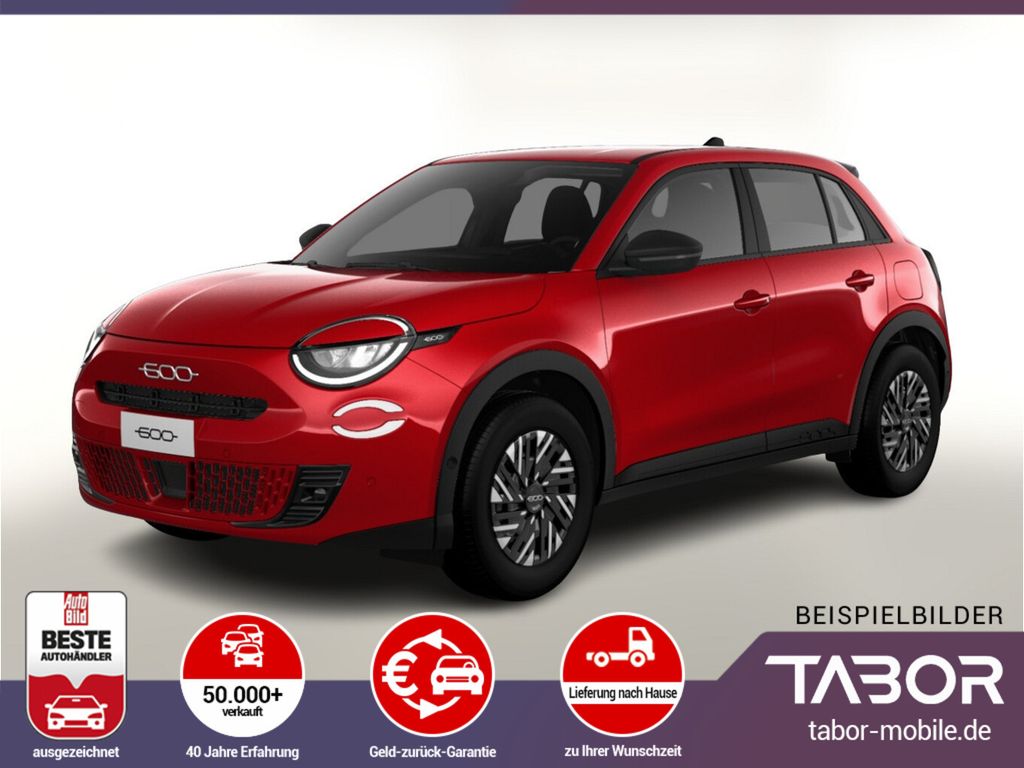 Fiat 600 MHEV 100 DCT LED PDC360° Keyl SHZ DigCo Kam