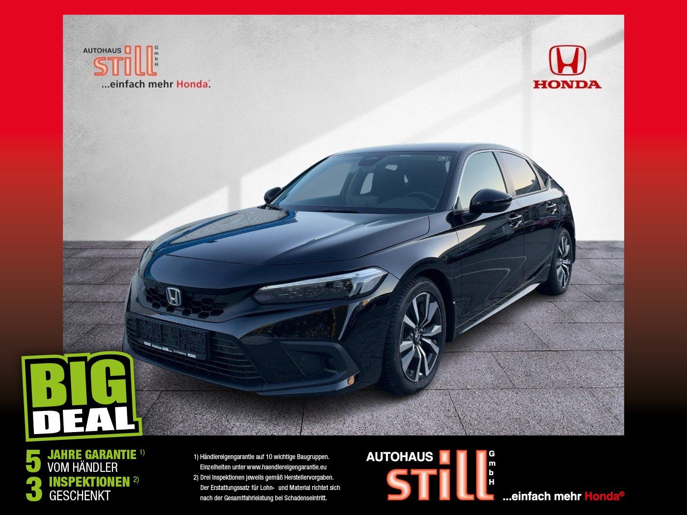 Honda Civic 2.0 i-MMD Hybrid Elegance ACC+LED+Navi+SHZ
