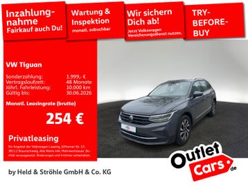 Volkswagen Leasingangebot: Volkswagen Tiguan ACTIVE 1.5 TSI DSG AHK LED NAV PDC SHZ