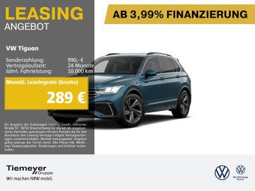 Volkswagen Leasingangebot: Volkswagen Tiguan 2.0 TDI DSG R-LINE NAVI AHK KAMERA KEYLES