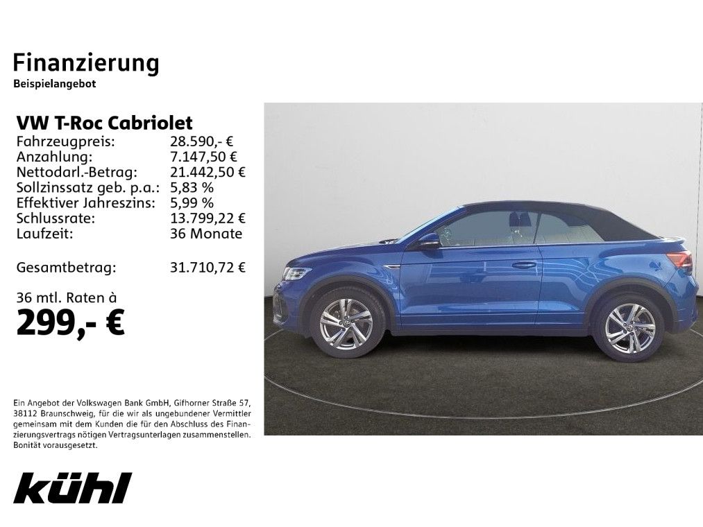 Volkswagen T-Roc Cabriolet 1.5 TSI DSG R-Line Navi Kamera S foto 2