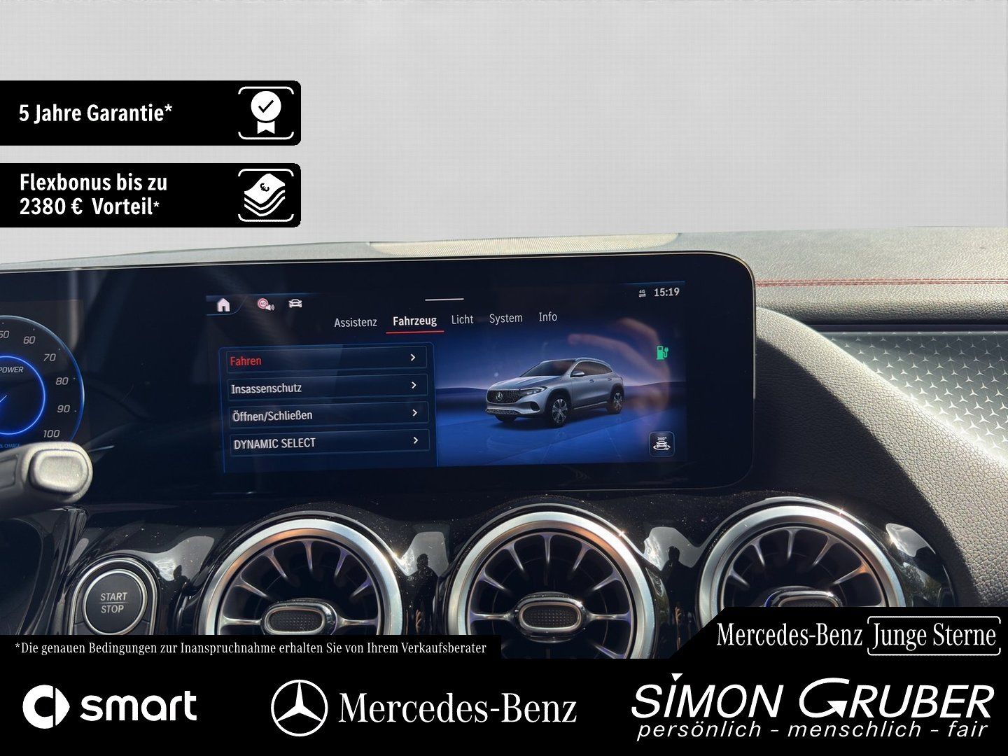 Fahrzeugabbildung Mercedes-Benz EQA 250 + AMG Line Totwinkel Kamera LED EasyPack
