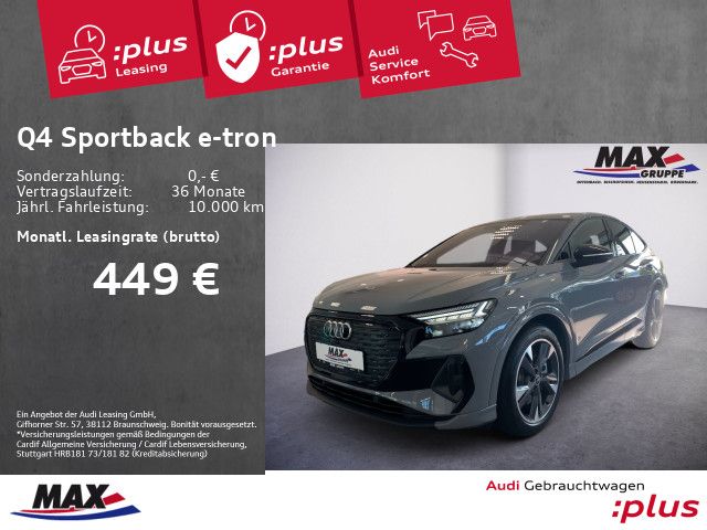 Q4 Sportback e-tron 45 S-LINE MATRIX+KAMERA+AHK+