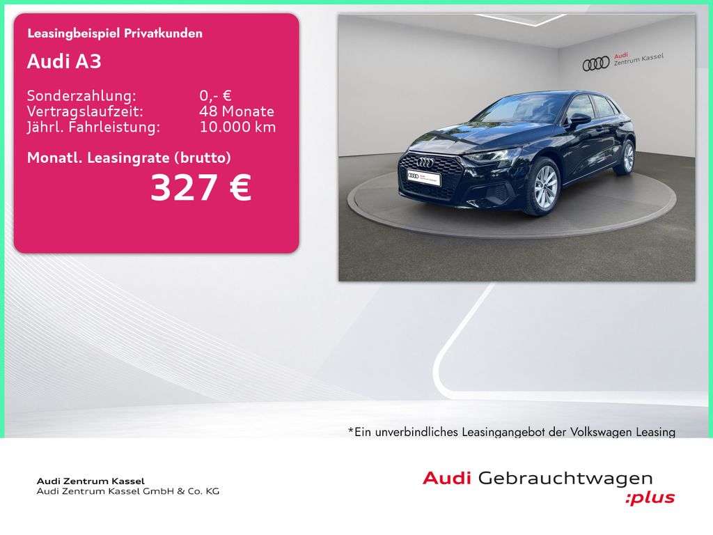 A3 SB 30 TDI LED PDC+ Navi Sitzheizung Carplay