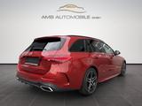 Mercedes-Benz C 200 T AMG 9G,Night,Pano,Kamera,DAB,Designo,AHK - Mercedes-Benz C 200: Rot