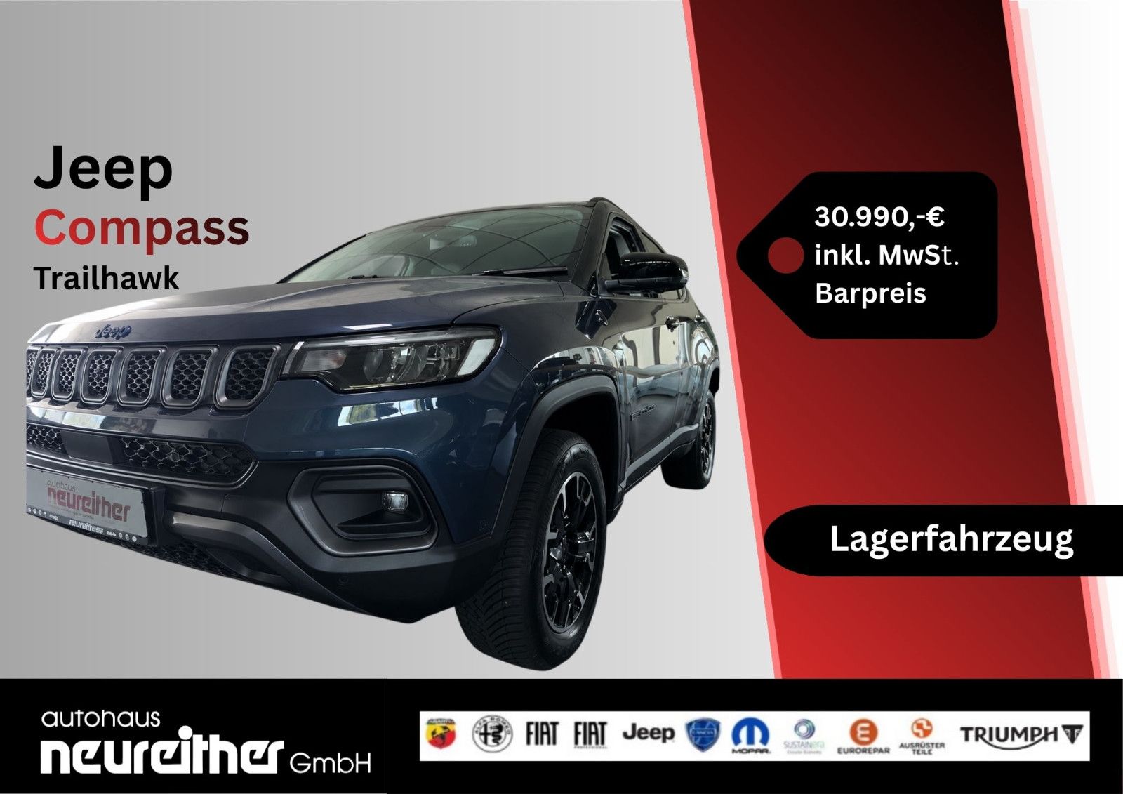 Jeep Compass 1.3l T4-PHEV 177kW Trailhawk Auto. 4WD