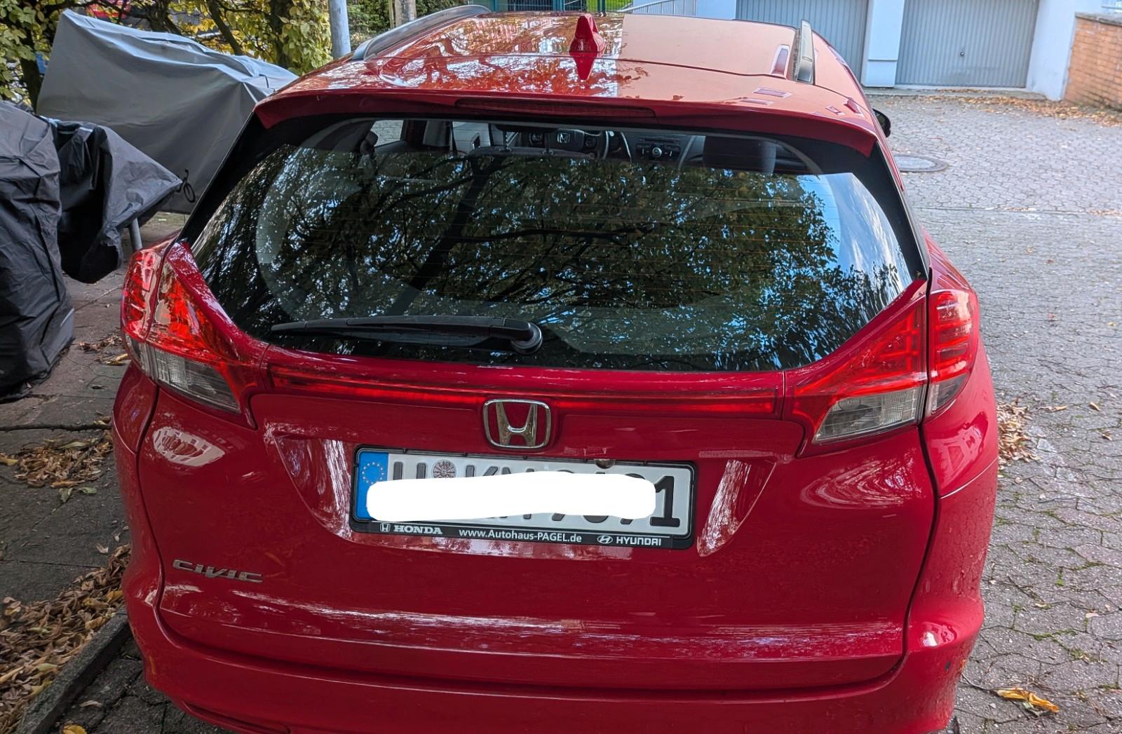 Honda Civic 2014 — engine 1.798 cm³, 141 HP (104kW)