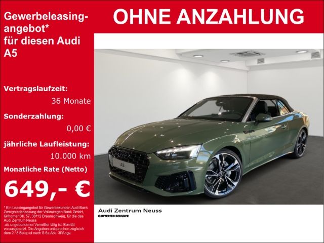 Audi A5 CABRIOLET 40 TFSI S-TRONIC S LINE SOFORT VERF