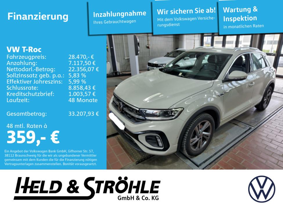 Volkswagen T-Roc R-LINE 1.5 TSI DSG LED+ TRAVEL AHK DAB+