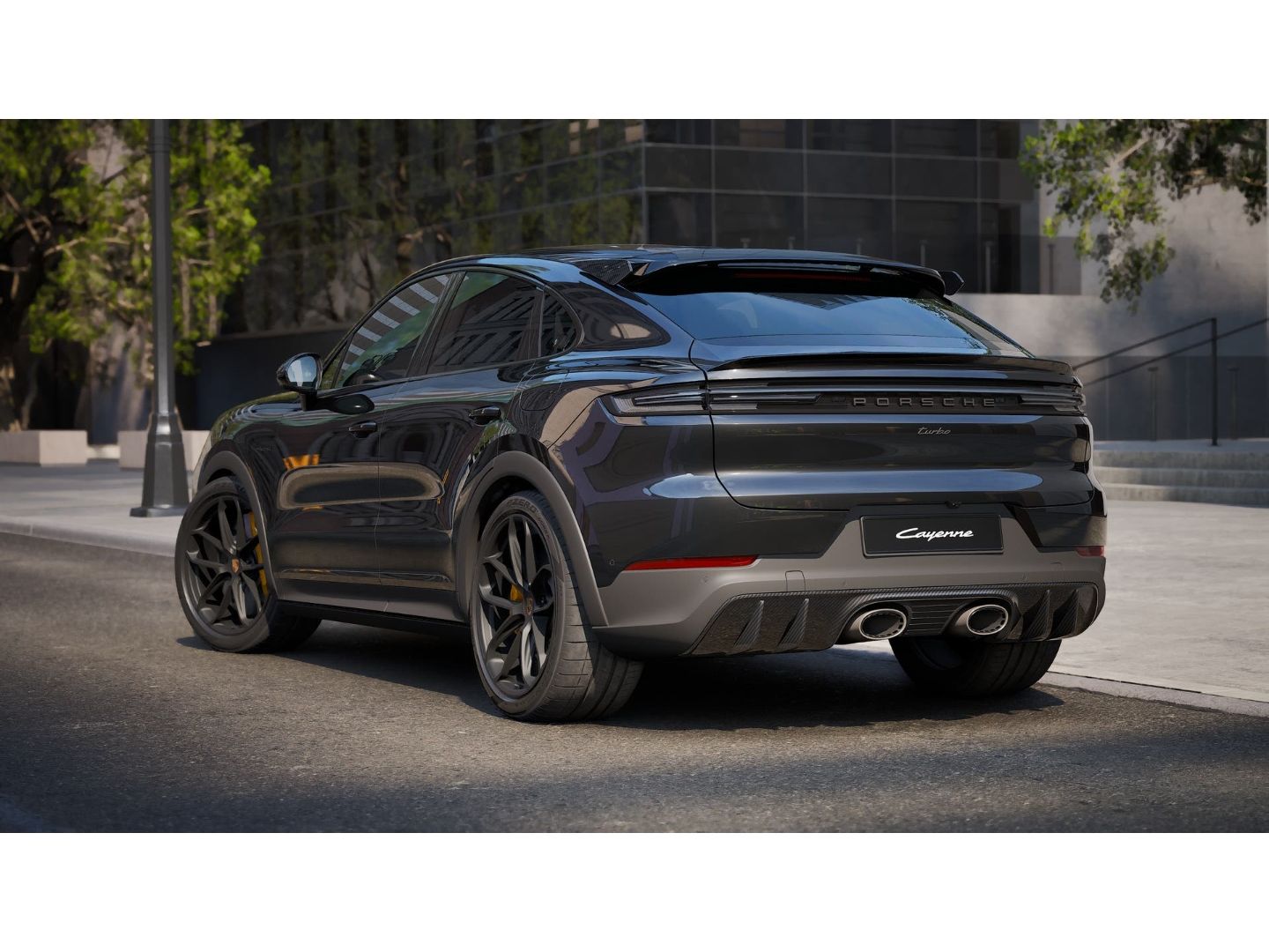 Porsche Cayenne Turbo E-Hybrid Coupe mit GT-Paket imagem 3