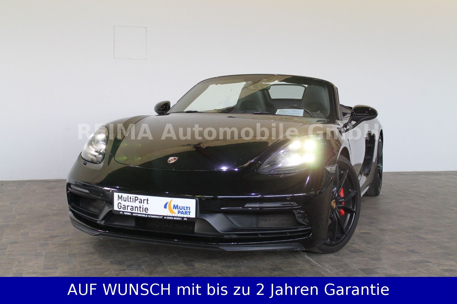 Fahrzeugabbildung Porsche 718 Boxster GTS,  Sport Chrono, D. Auslieferung