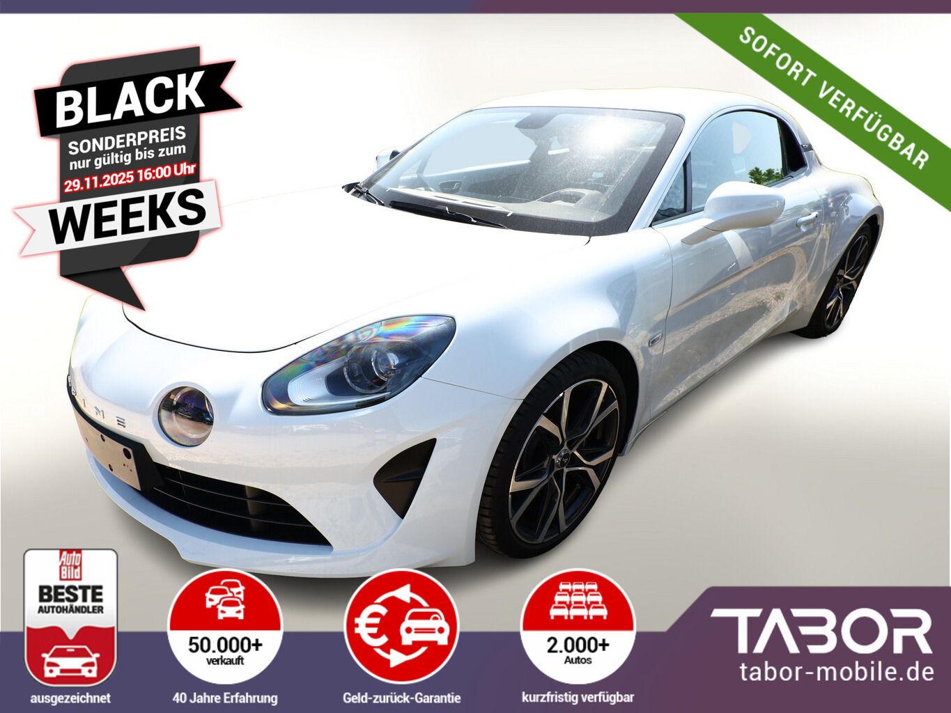 Alpine A110 1.8 TCe 252 Aut VollLED Nav 18Z UVP-15%*