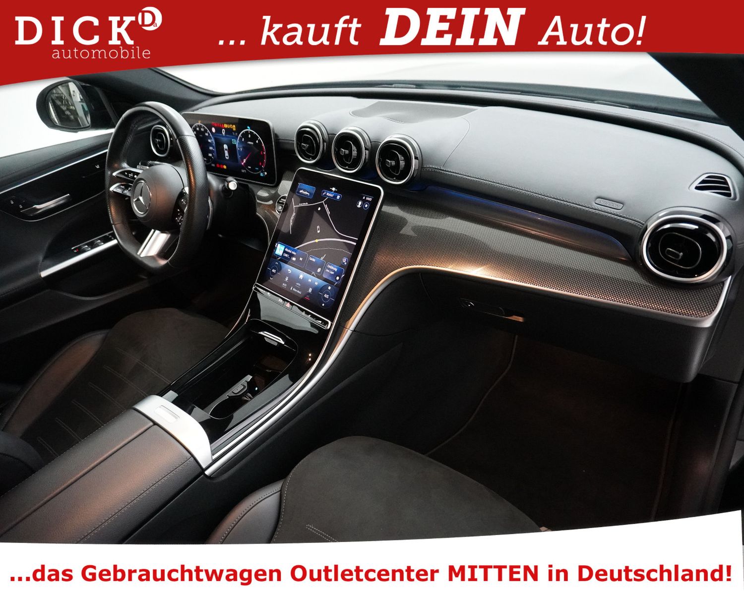 Fahrzeugabbildung Mercedes-Benz C200d 9G 2X AMG Line NIGHT+KAMER+ACC+LED+SHZ+18"