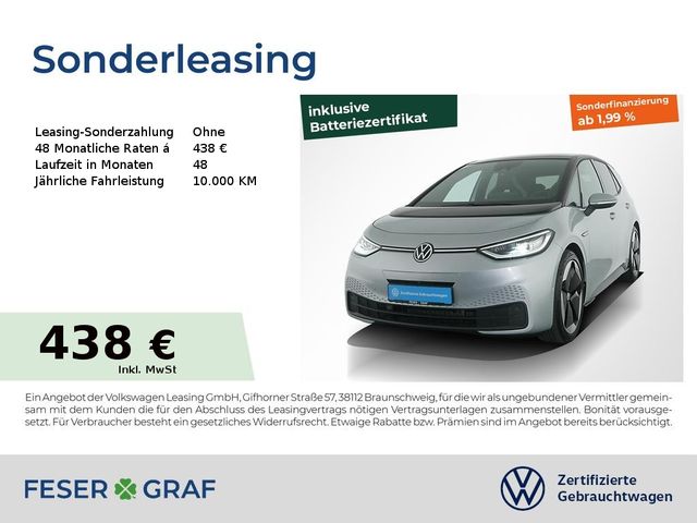 VW ID.3 Pro Performance Navi Pano Kamera LED SiHz
