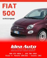Fiat 500 1.0 Hybrid Lounge - mit Hybrid-Antrieb: Violett, Limousine