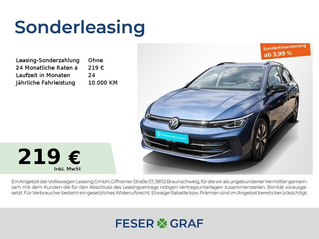 Golf 8 Var. 2.0 TDI Goal DSG AHK Matrix Nav 360°