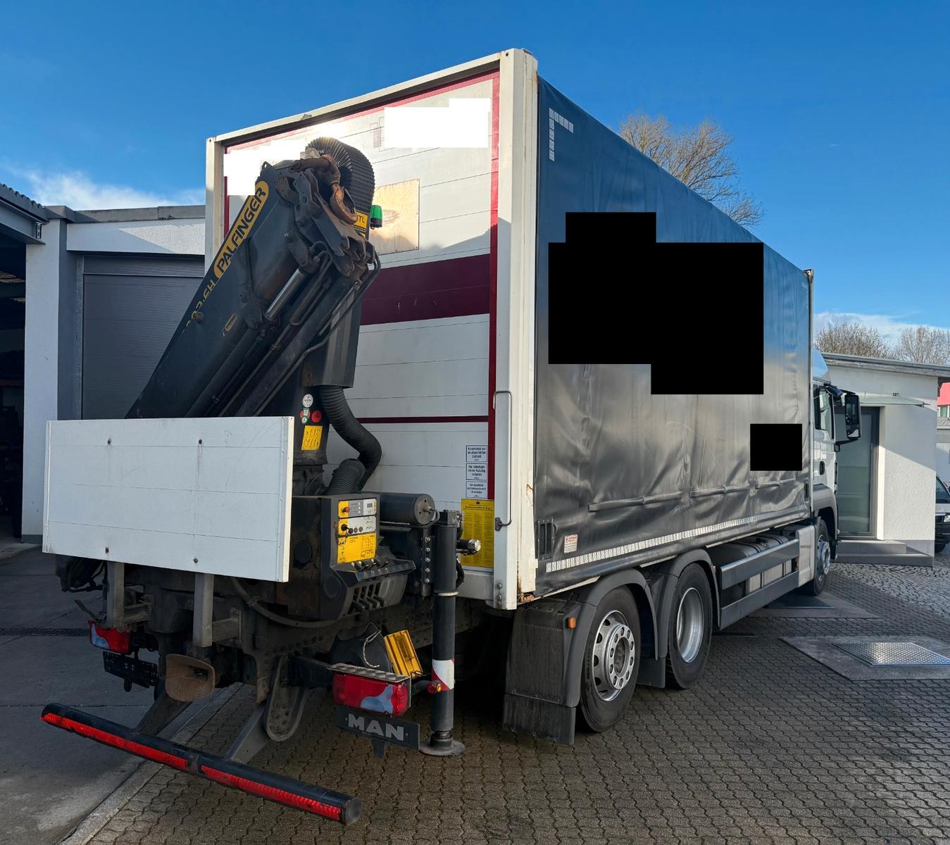 MAN TGS 26.440 Palfinger Kran PK 18002 Funk Glas