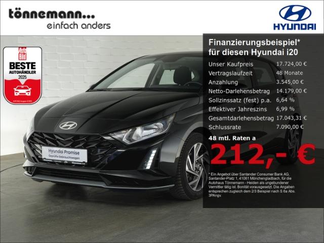 Hyundai i20 FACELIFT T-GDi TREND+NAVI+RÜCKFAHRKAMERA+FER