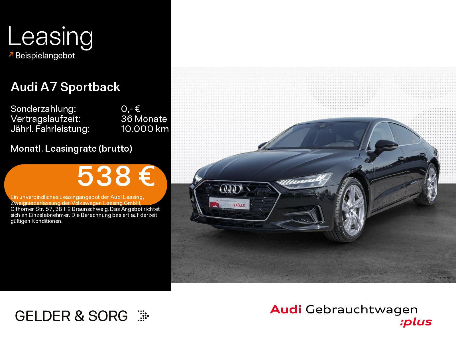 Audi A7 Sportback 50 TFSIe quattro B&O*HuD*Stadt*Tour