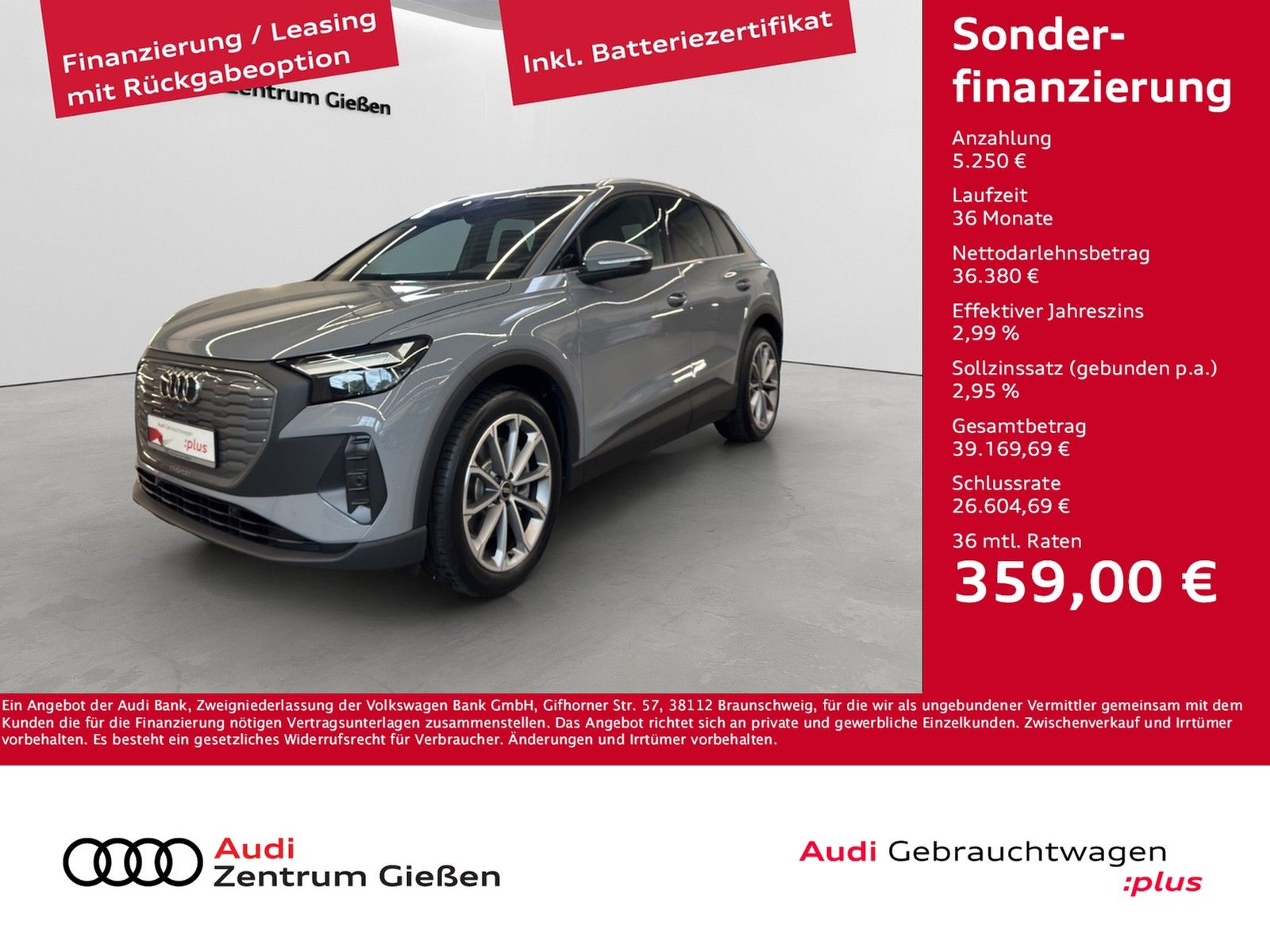 Audi Q4 e-tron 40 AHK Navi Rückfahramera ACC imagem 2