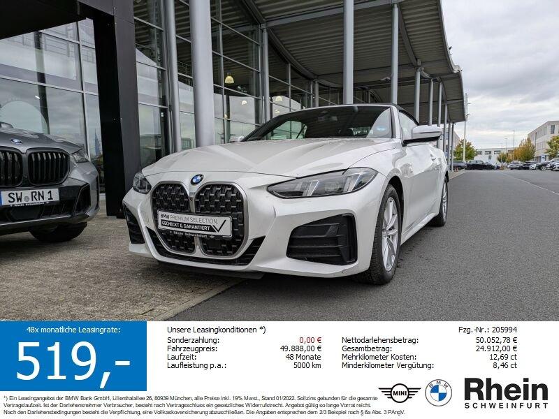 BMW 430i xDrive Cabrio M Sport Standheizung. Leder.