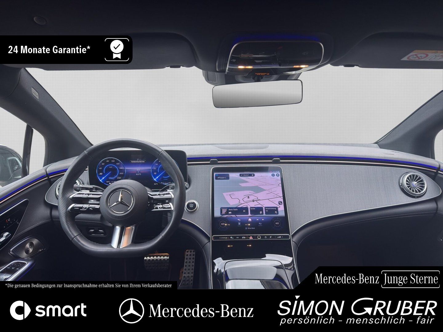 Fahrzeugabbildung Mercedes-Benz EQE 350 Edition AMG AHK WP Burm DigiL Mod 2024