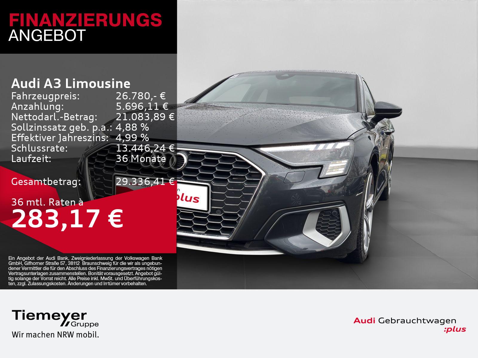Audi A3 Limousine 35 TFSI S LINE MATRIX PDC+ eKLAPPE