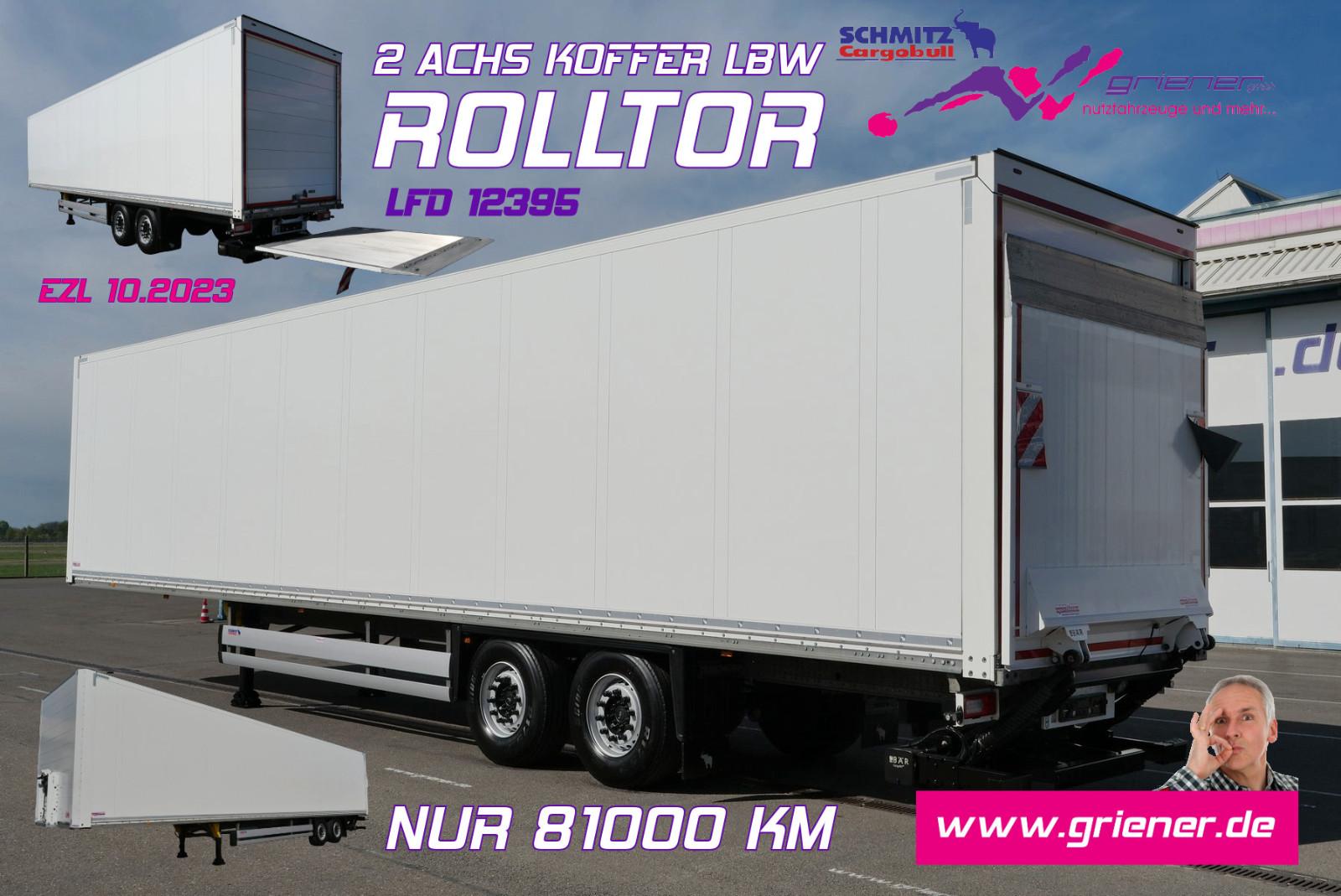 Schmitz Cargobull SKO SBO 18 / LBW BÄR 2000 kg /ROLLTOR / 3 x ZURR