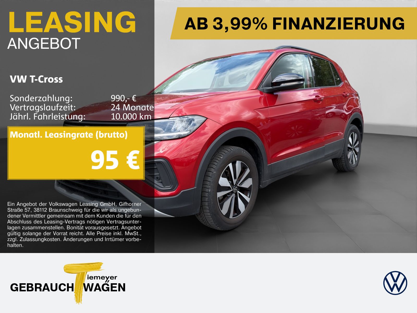 Volkswagen T-Cross 1.0 TSI GOAL ACC SITZHZG PDC LED