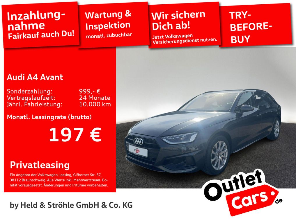 Audi A4 Avant advanced 35 TDI B&O MATRIX NAVI+ SHZ
