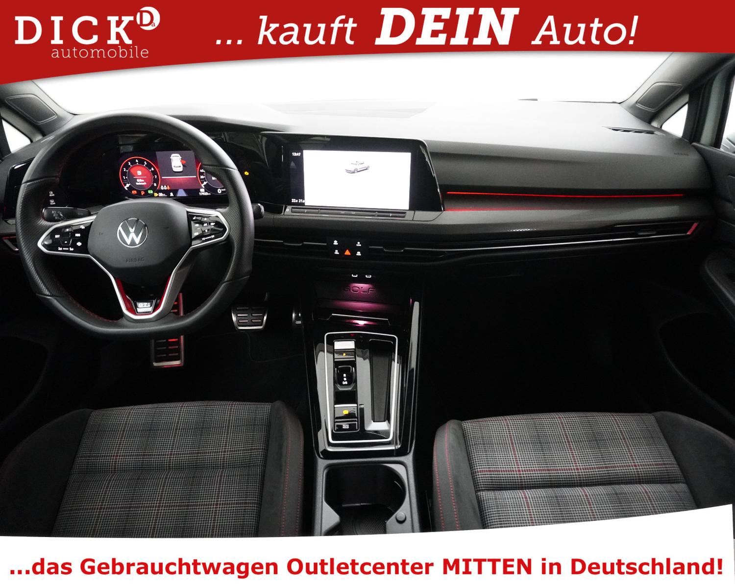 Volkswagen Golf VIII 2.0TSI GTI IQ LED+VIRTU+KAM+SERVIC NEU, миниатюра 9