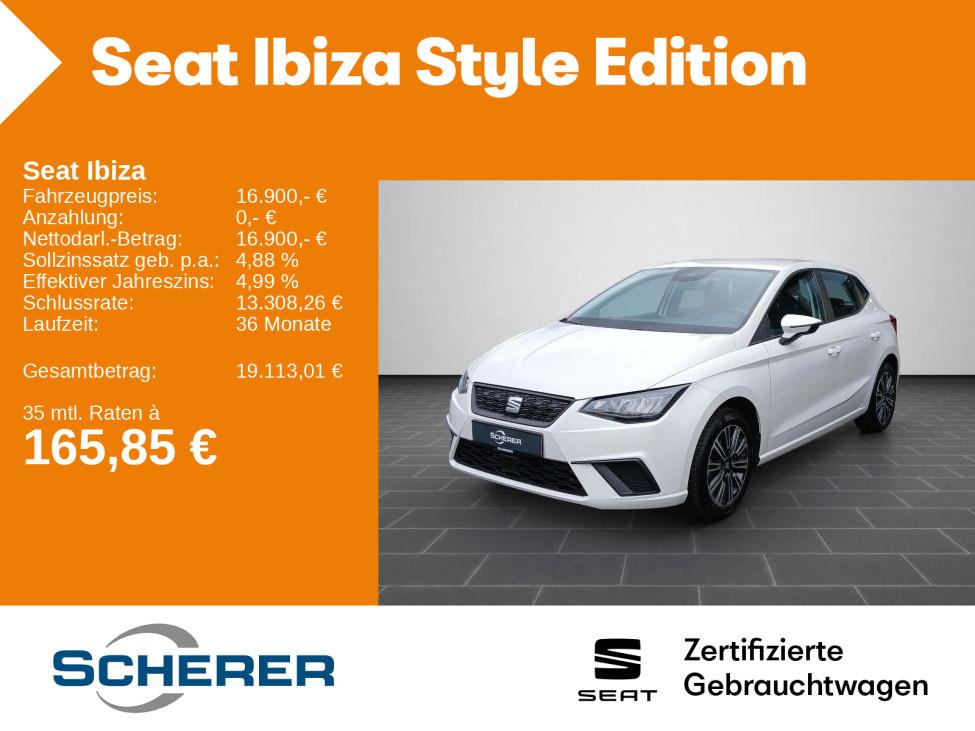 Seat Ibiza Style Edition 1.0 TSI SHZ Climatronic PDC