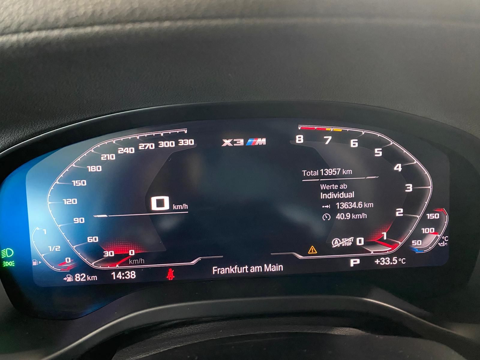 Fahrzeugabbildung BMW X3 M Competition/Leder Rot/Laser/Pano/HUD/H&K/