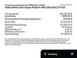 BMW 420d xDrive Gran Coupe M Sport AHK,GSD,H&K,ST+GO - BMW 420 Gran Coupé: Panorama-Dach