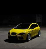 Seat Leon 2.0 T FSI Cupra Cupra - Seat Leon: Gelb