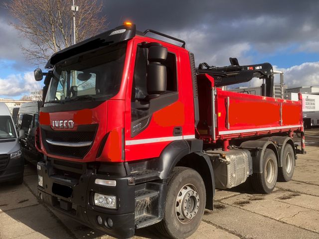 Iveco Stralis Xway 26.360, 6x4 Kip/Kra Hiab 158,Heckla