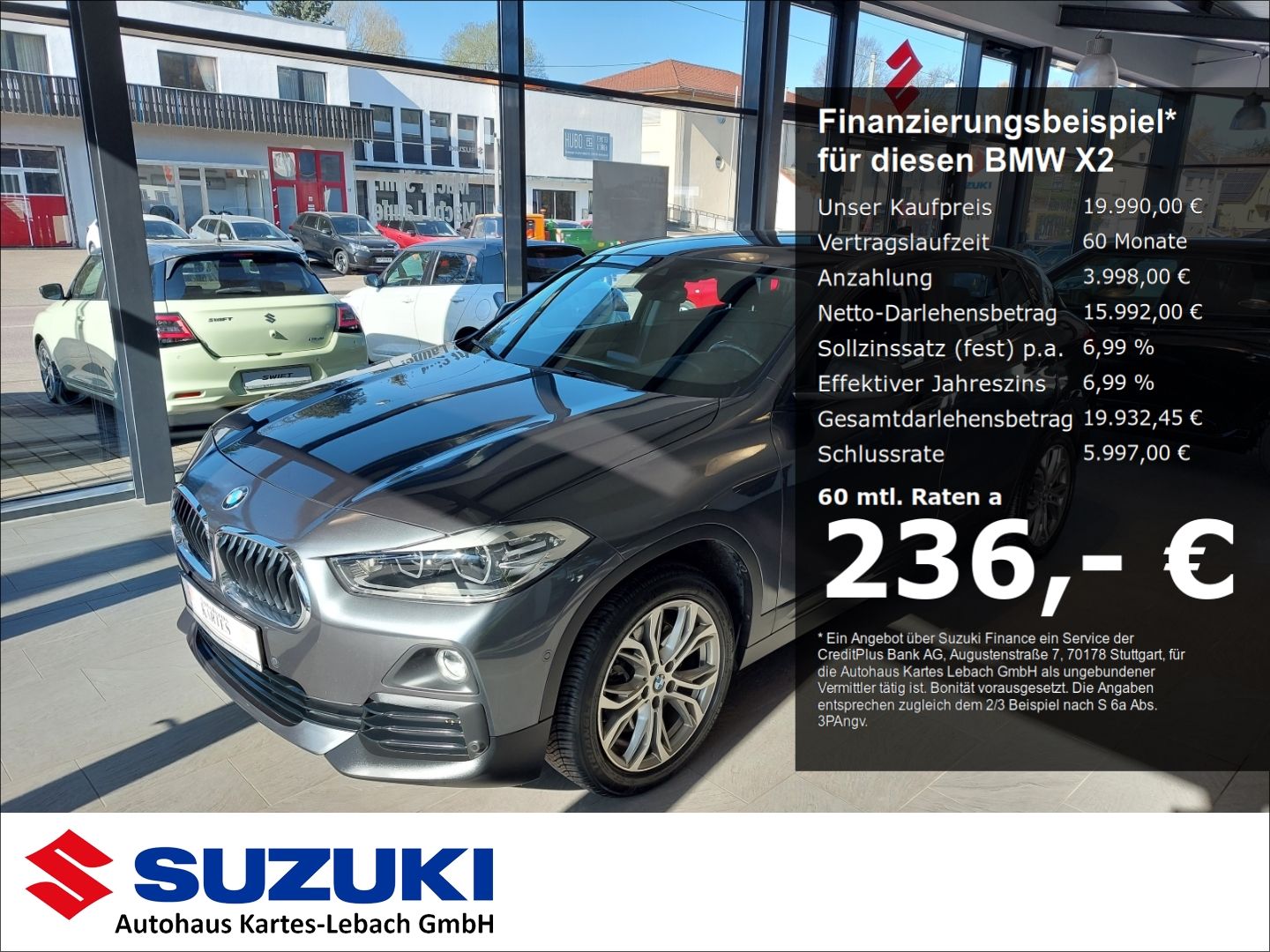 BMW X2 xDrive 20 d Advantage Allrad Automatik Allwet