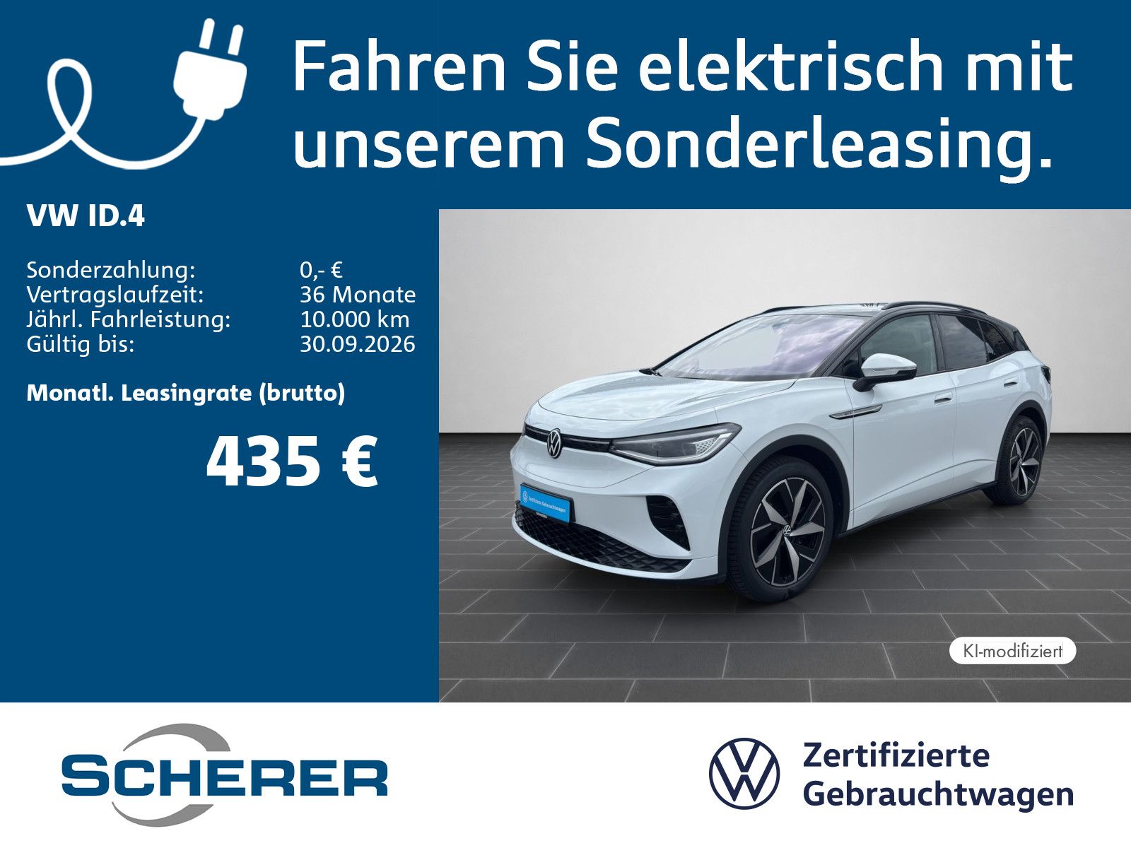 Volkswagen ID.4 GTX 77 kWh AHK SHZ PDC NAVI APP-CONNECT