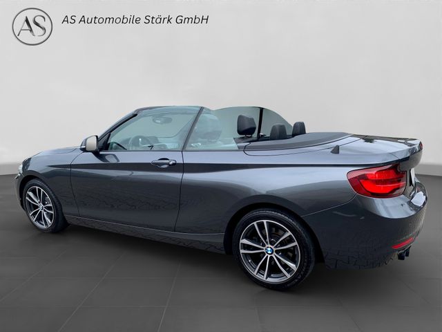 Fahrzeugabbildung BMW 220d Cabrio Sport Line+Adaptive LED+Navi+Leder