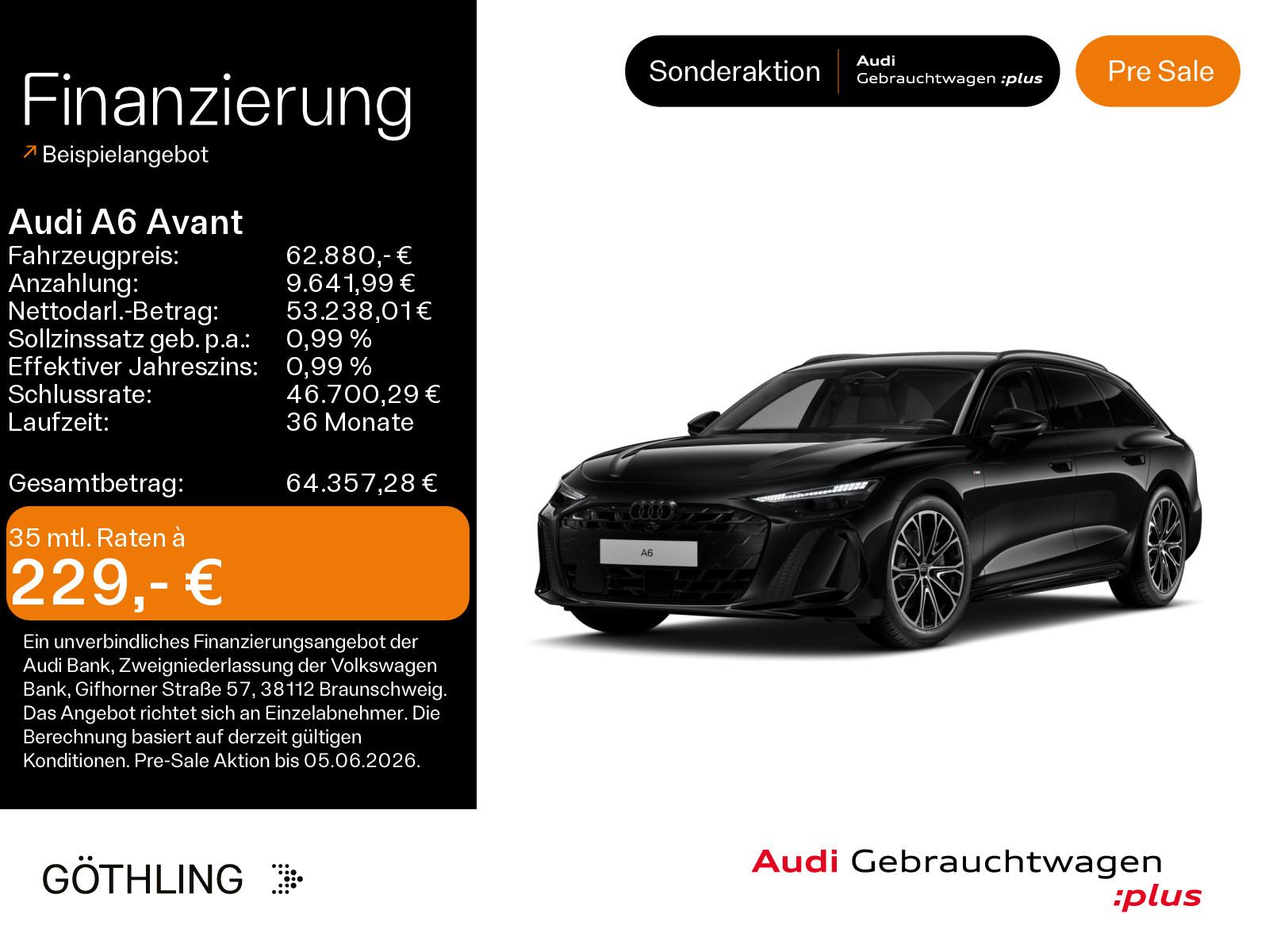 Audi A6 Avant 55 TFSI qu 2x S line S tro*B&O*HUD*LED+