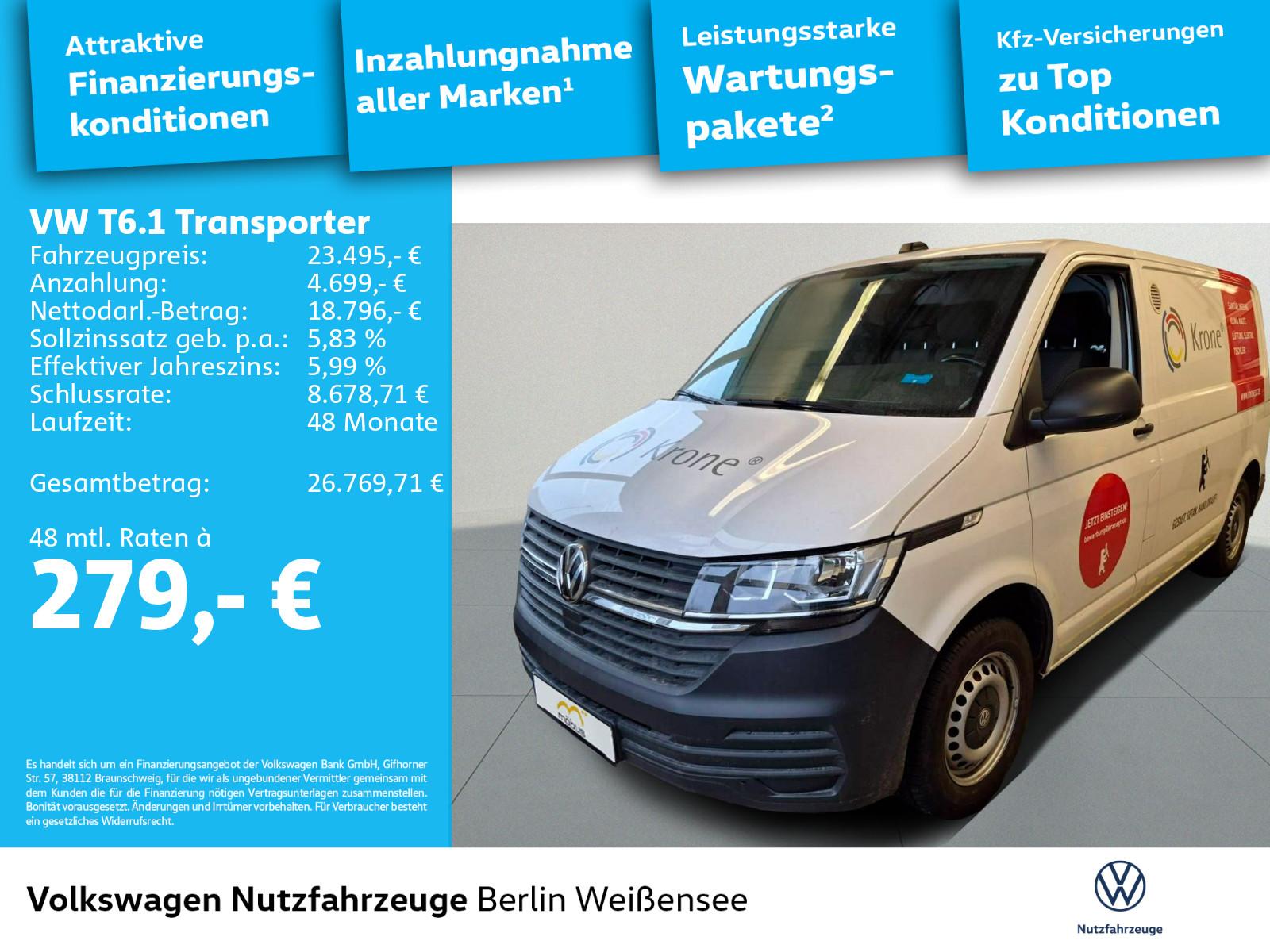 Volkswagen T6.1 Kasten 2.0 TDI *ACC*GRA*MFL*KLIMA*
