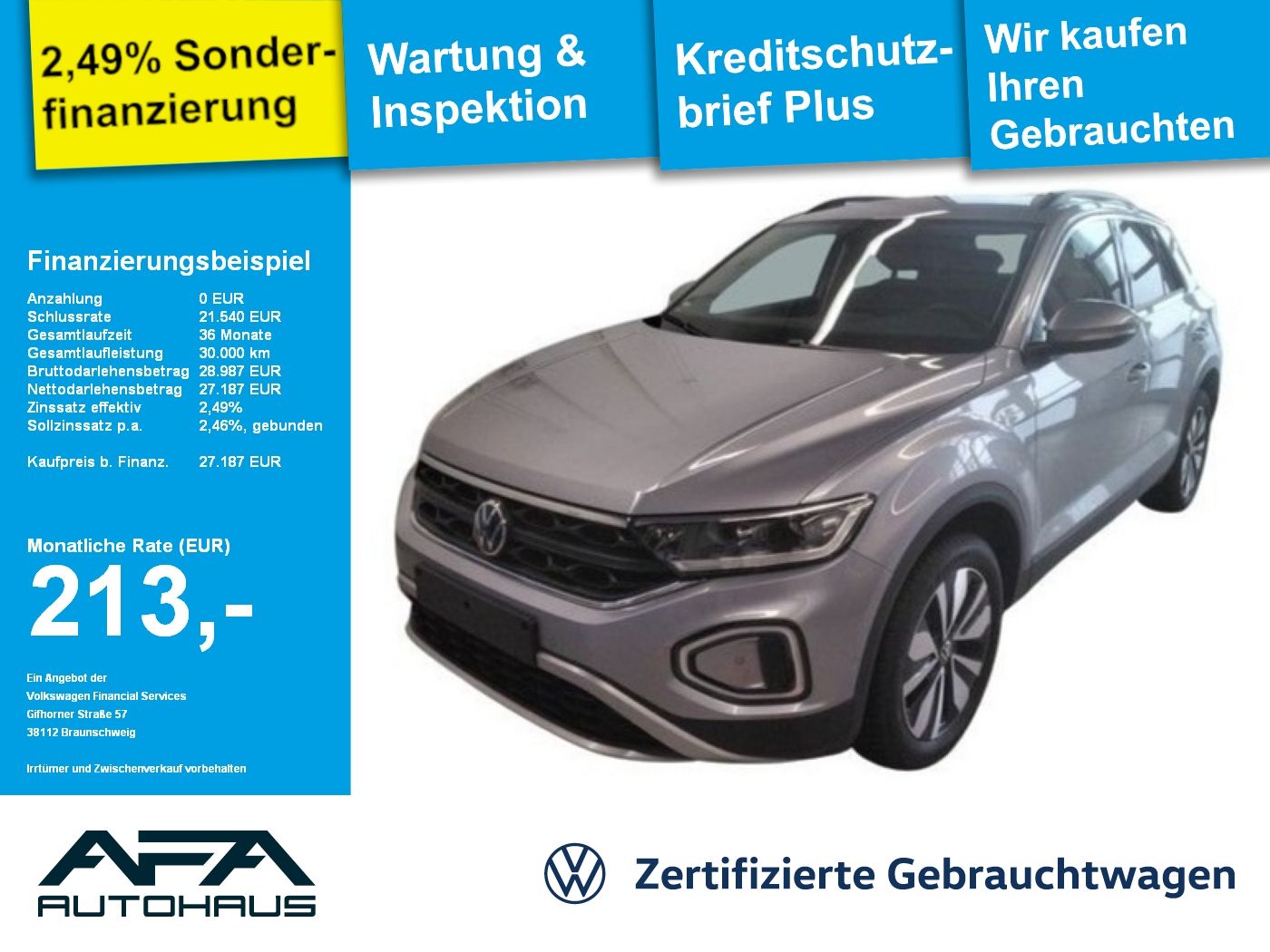 Volkswagen T-Roc 1.5 TSI MOVE DSG LED*Navi*ACC*RFK*APP