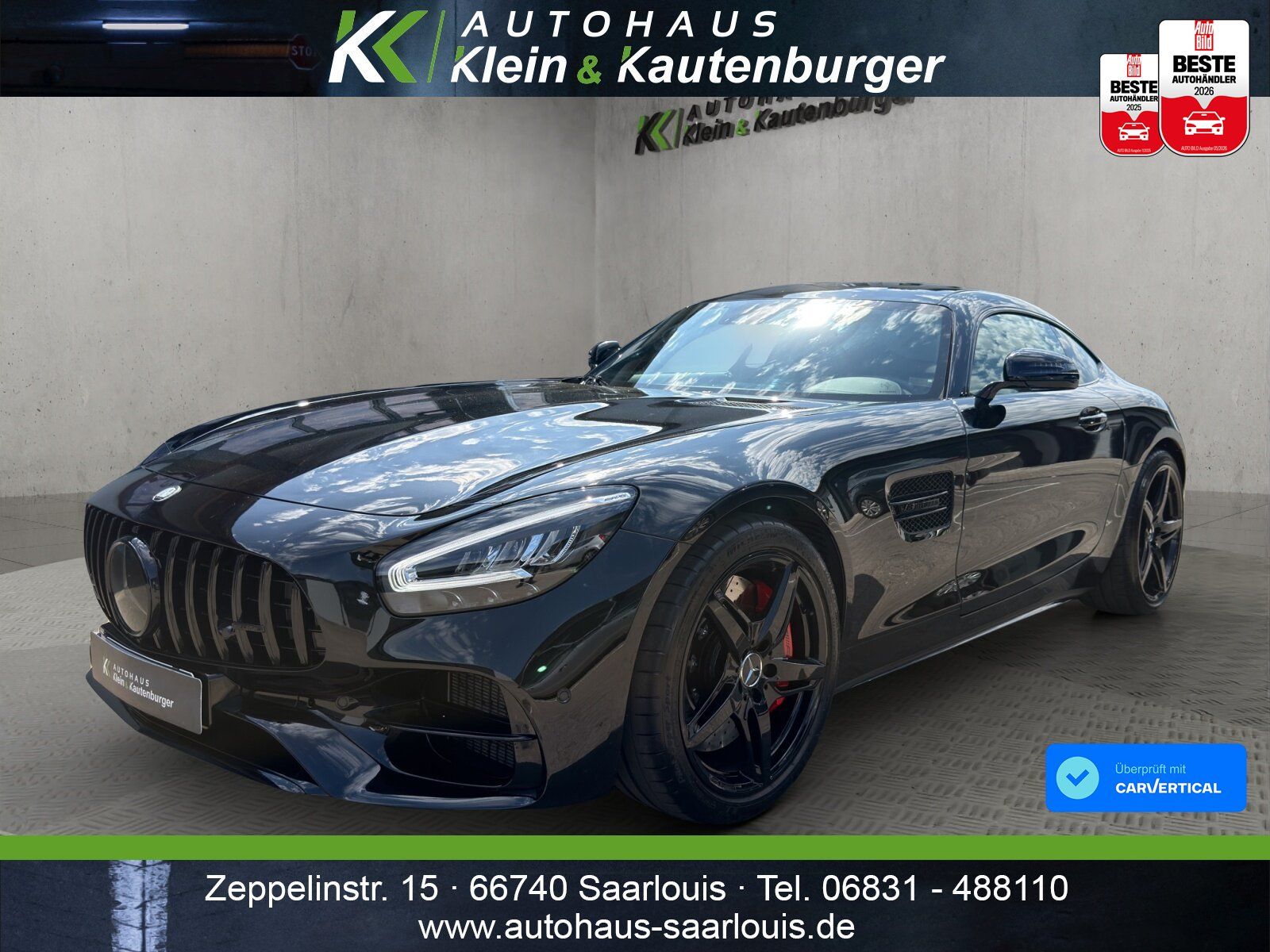 MERCEDES-BENZ AMG GT Coupe +ALL BLACK+PERFORMANCE ABGASANLAGE+